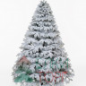 Искусственная елка Камчатская заснеженная 180 см., литая хвоя+пвх, ЕлкиТорг (143180)