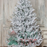 Искусственная елка Имперская заснеженная 180 см., литая хвоя+пвх, ЕлкиТорг (145180)