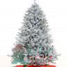 Искусственная елка Имперская заснеженная 240 см., литая хвоя+пвх, ЕлкиТорг (145240)