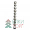 Набор пластиковых шаров Сказка 60 мм, лен, 10 шт, Kaemingk (020243)