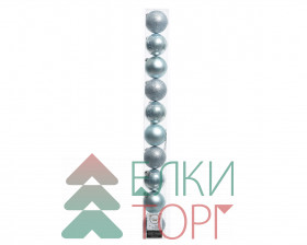 Набор пластиковых шаров  Сказка 60 мм, голубой туман, 10 шт, Kaemingk (020247)