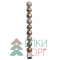 Набор пластиковых шаров Сказка 60 мм, нежно-коричневый, 10 шт, Kaemingk (020248)