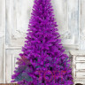 Искусственная елка Искристая 180 см., фиолетовая, мягкая хвоя, ЕлкиТорг (154180)