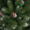 Искусственная елка Снежная королева заснеженная 350 см., мягкая хвоя, ЕлкиТорг (33350)